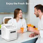 Portable Countertop Ice Maker – 26Lbs/Day, Fast Bullet Ice for Home & Party
