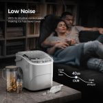 Countertop Ice Maker – 26Lbs/24H, Fast 9 Cubes in 6 Min, Portable for Home Kitchen
