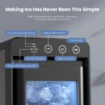 Portable Countertop Ice Maker – 26Lbs/Day, Fast Bullet Ice for Home & Party