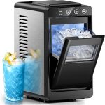 Portable Countertop Ice Maker – 26Lbs/Day, Fast Bullet Ice for Home & Party